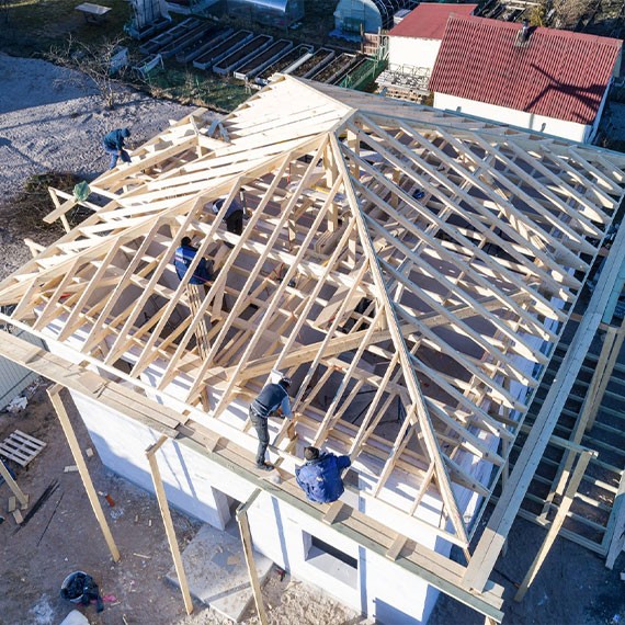Монтаж четырёхскатной крыши и кровли в Звенигово и Республике Марий Эл